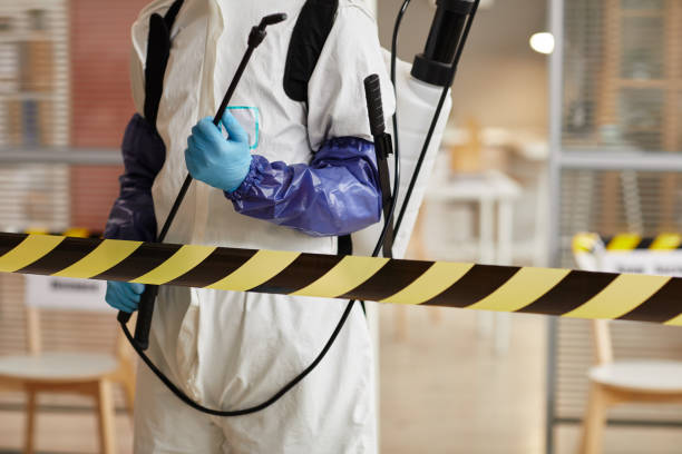 Professional Biohazard Cleanup technician working in Somerset, WI